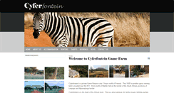 Desktop Screenshot of cyferfontein.com